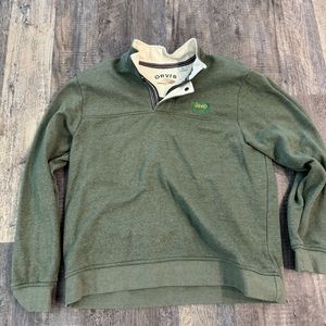 Orvis Jeep 1/4 zip sweater
